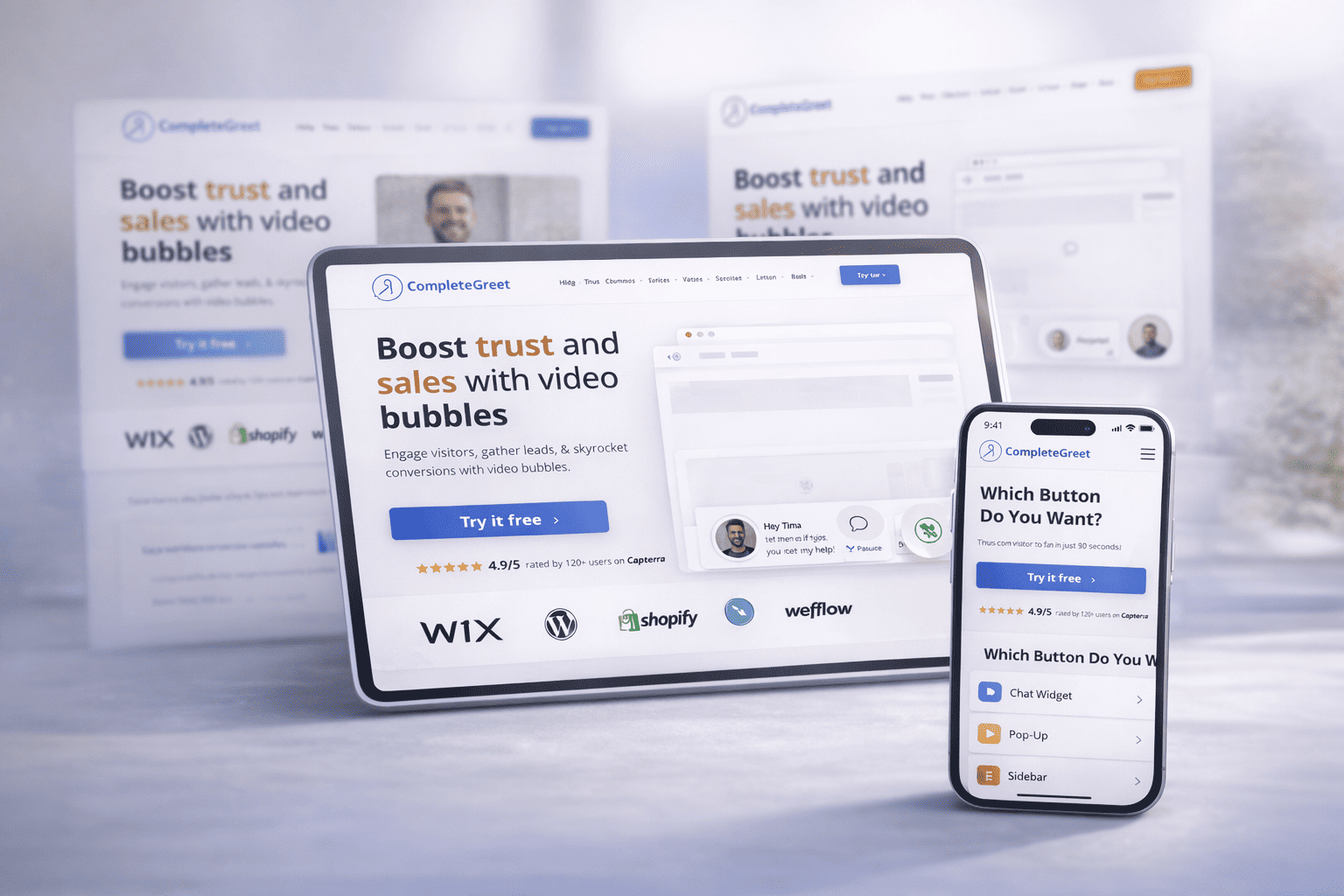 CompleteGreet – Interactive Video Engagement Platform