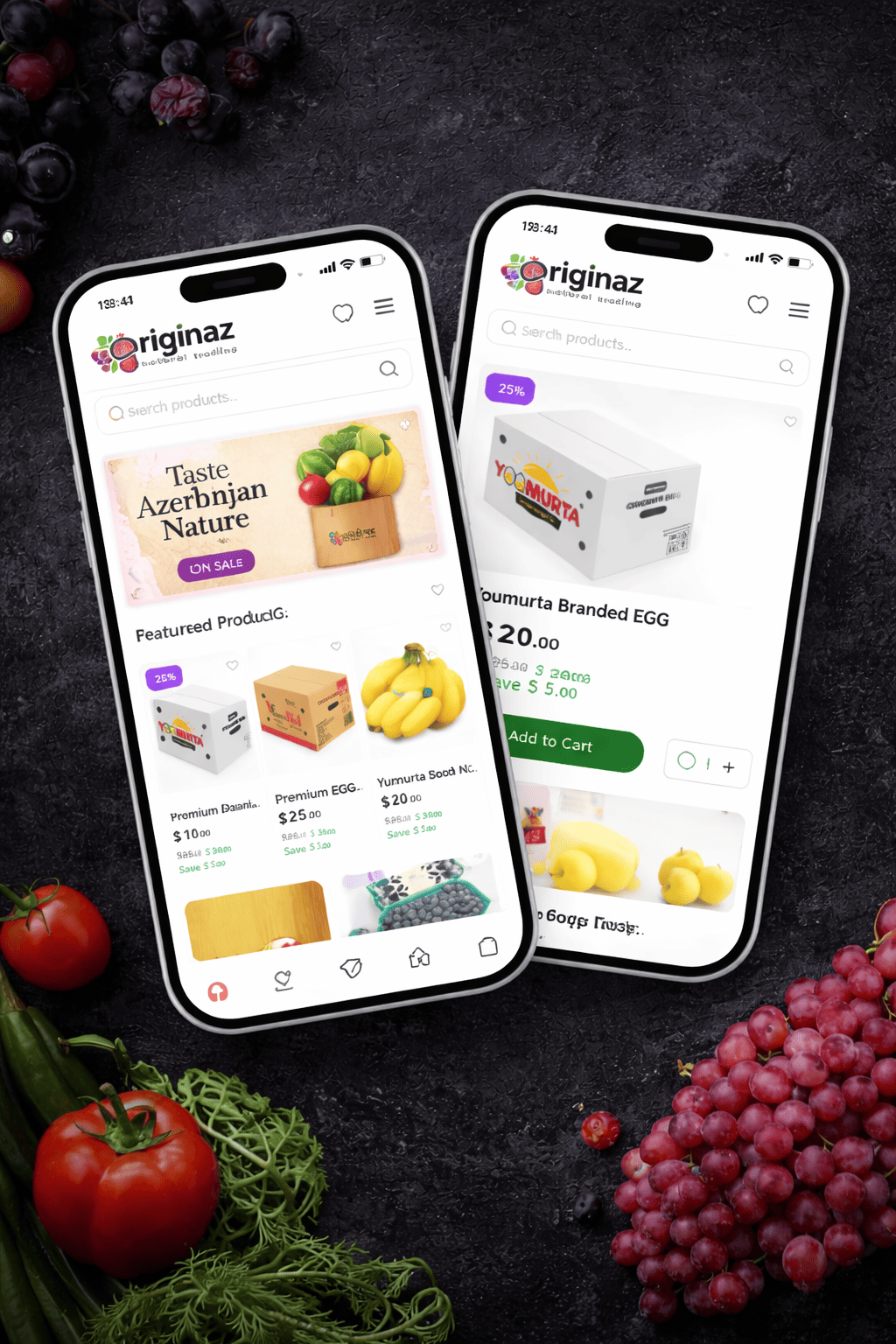 Originaz – Online Grocery & Fresh Food Marketplace